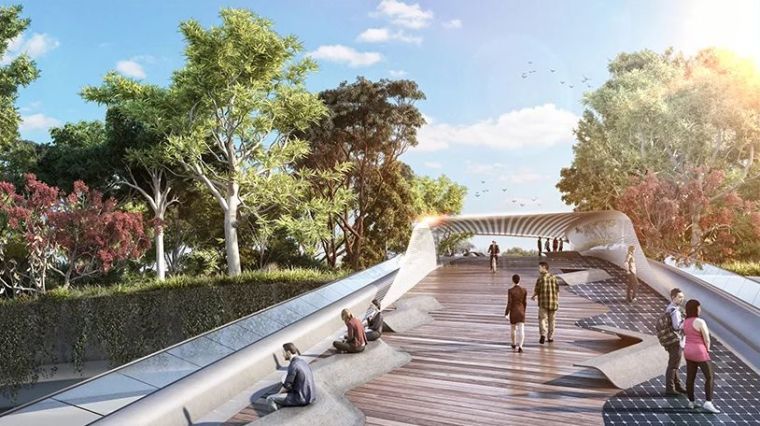 花园城市的新榜样—— 生态景观桥+线性公园！！_8